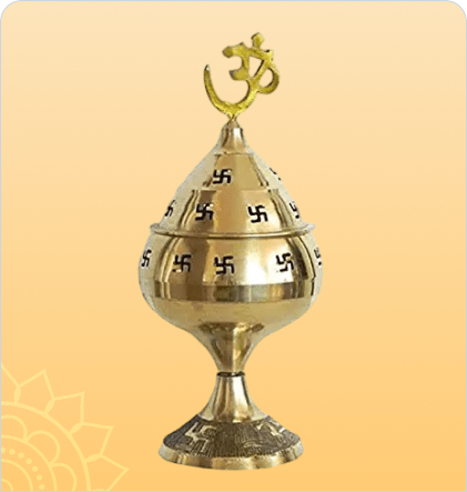 Jyot Stand with Om PSO/Brass akhand jyot with Cover/Diya/Oil lamp