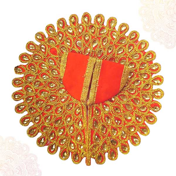 Thakur Ji/Ladoo Gopal/Laddu Gopal/Thakurji/Krishna/bal Gopal Orange Dress PSO
