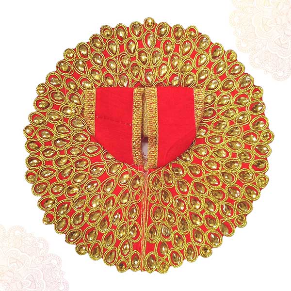 Thakur Ji/Ladoo Gopal/Laddu Gopal/Thakurji/Krishna/bal Gopal Red Dress PSO