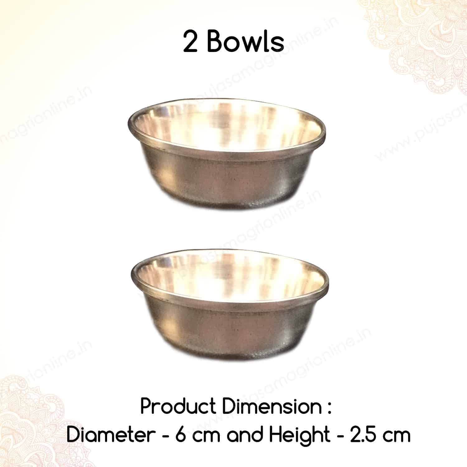 Bhog Puja Thali Set / Annaprashan Set (5 Pieces) PSO