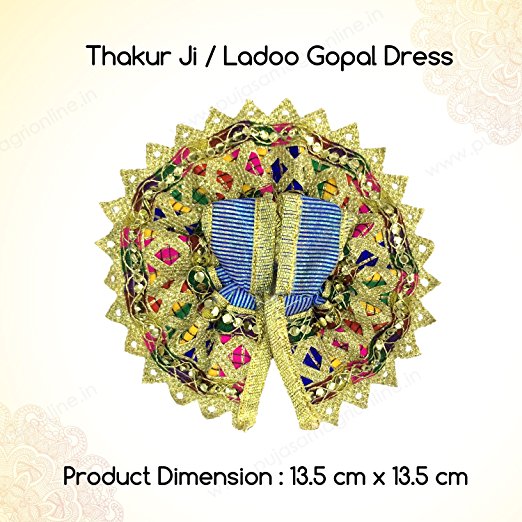 Thakur Ji / krishna / Thakurji / Ladoo Gopal / Laddu gopal / bal gopal Dress Blue