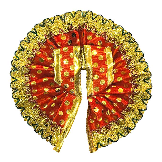 puja-samagri-online-fabric-ladoo-gopal-polka-dot-dress-red-15-5-cm-x-15-5-cm