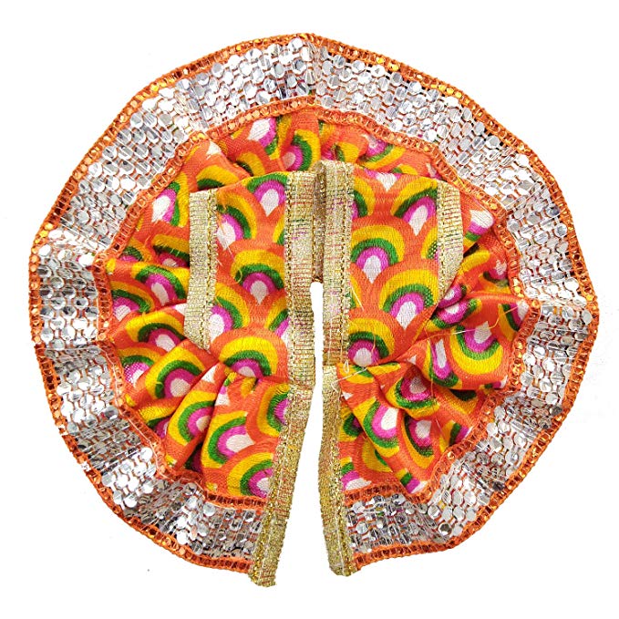 puja-samagri-online-thakurji-bal-gopal-printed-dress-orange