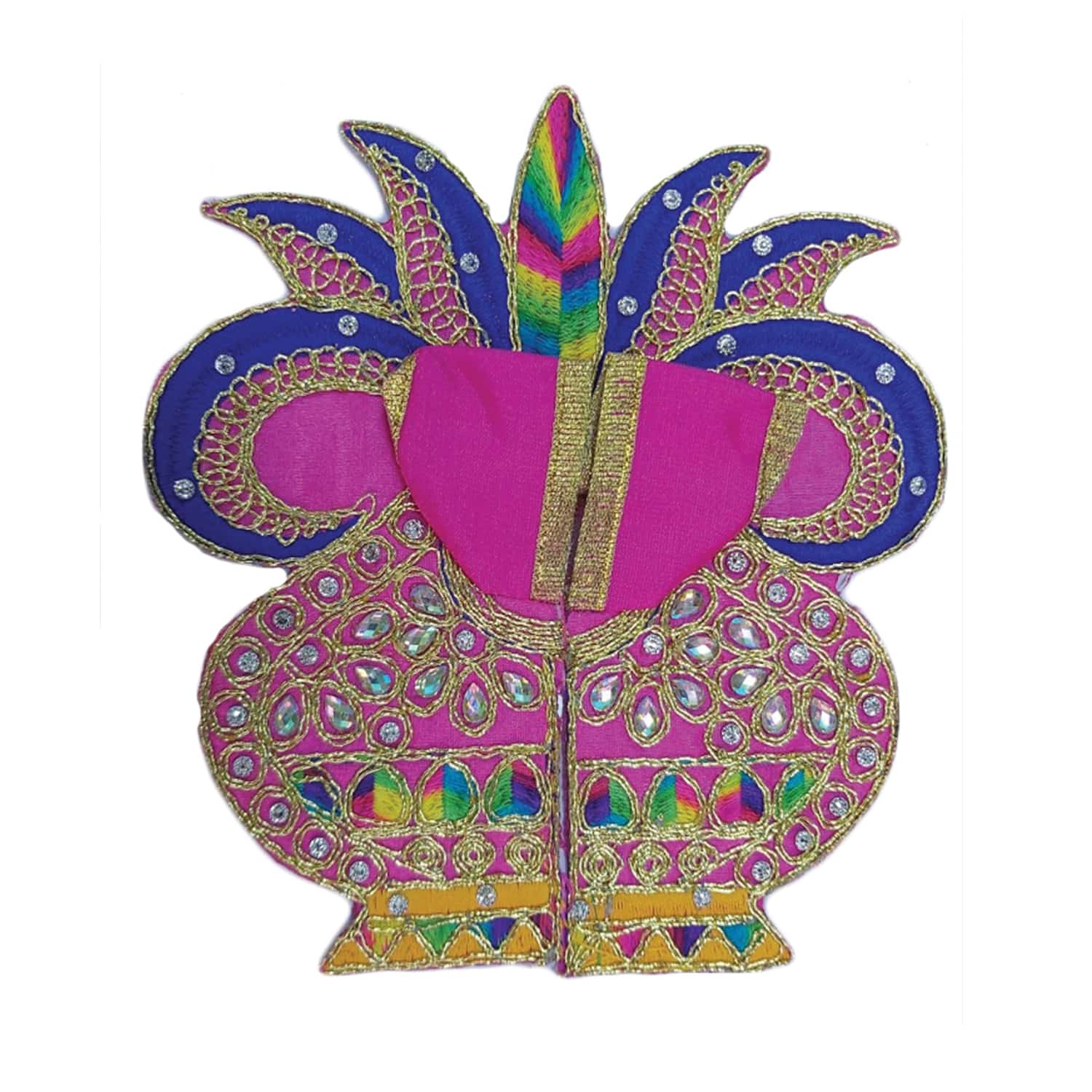 Thakur Ji/Ladoo Gopal/Laddu Gopal/Thakurji/Krishna/bal Gopal Kalash Style Dress PSO (Pink)