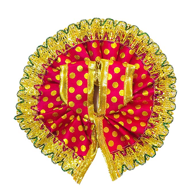 puja-samagri-online-thakur-ji-bal-gopal-pink-polka-dot-dress-pso2