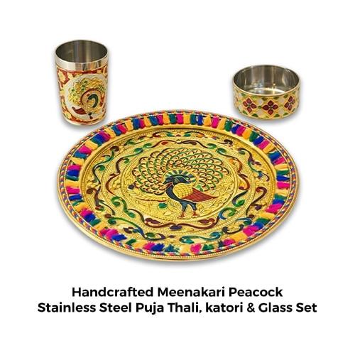 Thali,katori,glass Set